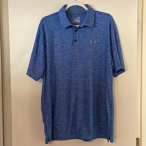 Under Armour Heat Gear golf shirt loose fit, size L